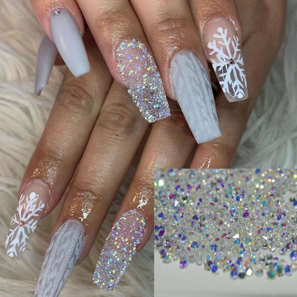 Leoko Cre8tive - Beautiful ombre nails using @nailchemy aura acrylic gel  system in bright white and rose shimmer. Also used @ravencosmeticsltd  crystal preciosa crystals and micro crystals. #makeupartist #lifestyle  #portrait #travel #followme #