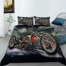King, 3dmotorcycle, beddingqueensize, Fashionable