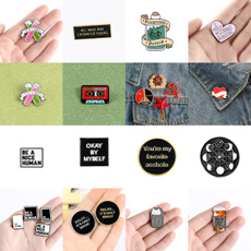 Funny, Pins, badgesfunny, letterbrooch