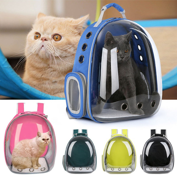 Cat Carrier Bags Breathable Pet Carriers Small Dog Cat Backpack Travel  Space Capsule Cage Pet Transport Bag Carrying For Cats