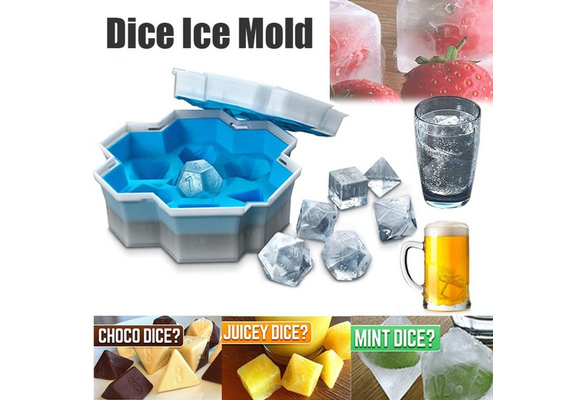 Dice Shape Ice Cube Tray, DND Dice Ice Cube Mold, Ice Cube Mold