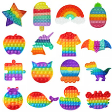 rainbow, Toy, pushitbubble, adulttoy