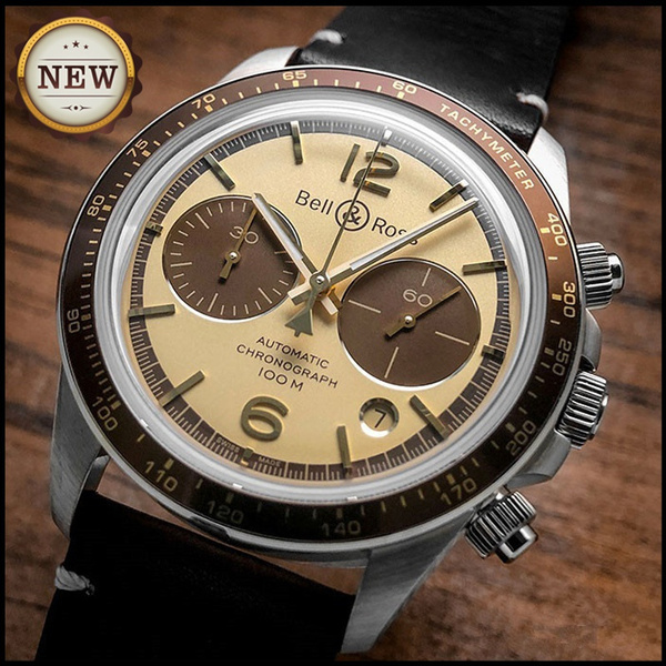 New Bell Ross Vintage BR V2 94 Bellytanker Bronze Chronograph