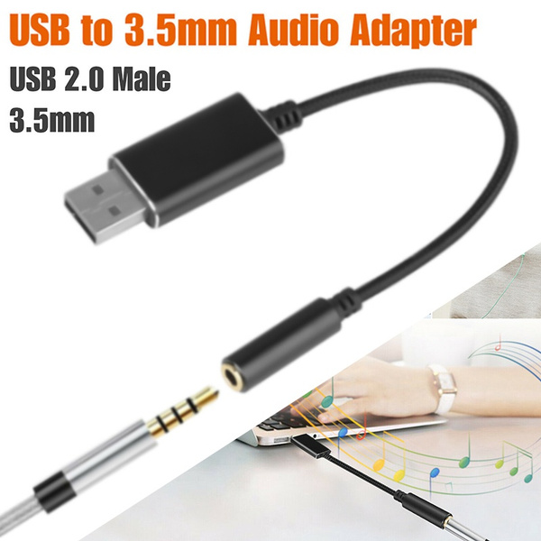 Usb headphone jack for laptop hot sale