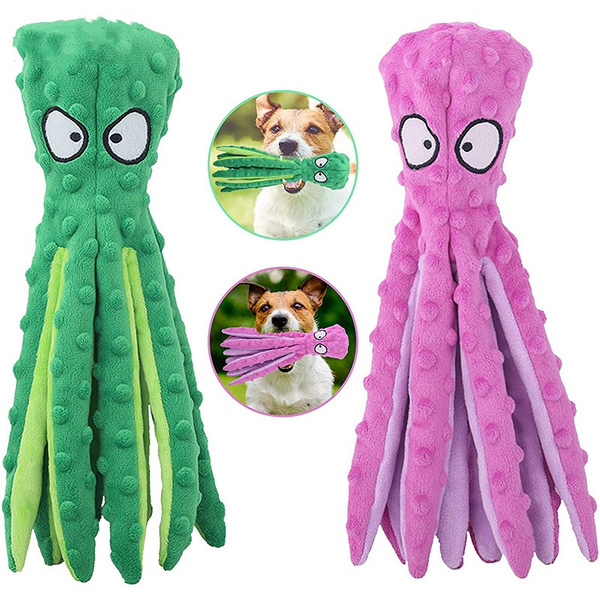 Squeaky Octopus Dog Toys Soft Dog Toys for Small Dogs Plush