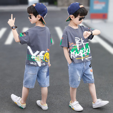 summerboysshortsleevedsuit, Two-Piece Suits, Fashion, For Boys