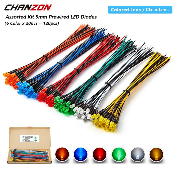 C144J# LED CMS Pré-câblé 0402 Jaune Fil émaillé 5 à 20pcs - Prewired LED Yellow - Foto 11