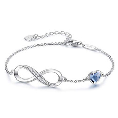 Sterling, Heart, Infinity, Jewelry