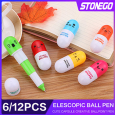 ballpoint pen, cute, retractableballpoint, pillretractableballpoint