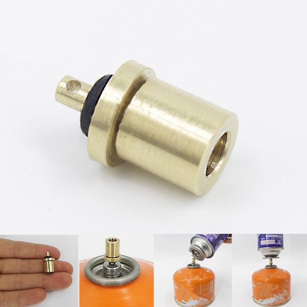 Outdoor Camping Gas Refill Adapter Stove Gas Cylinder Burner Inflate Butane Tank 