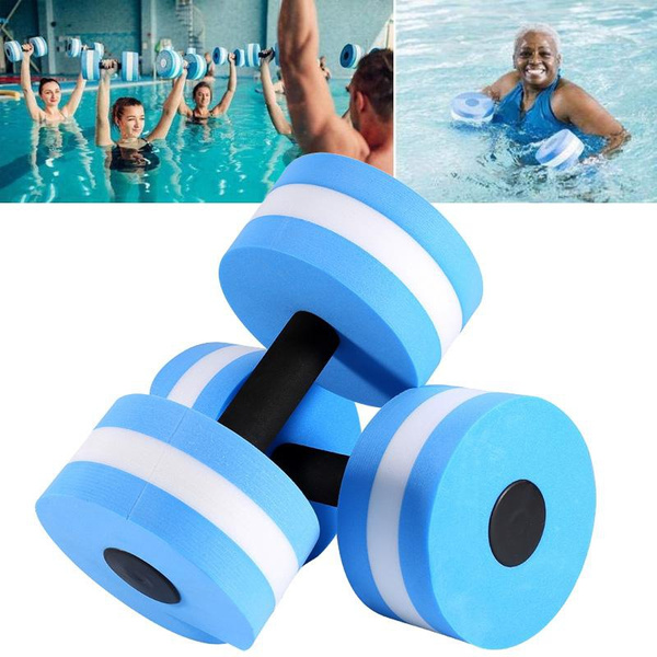 EVA Foam Aquatic Dumbells 2PCS Water Aerobic Exercise Foam