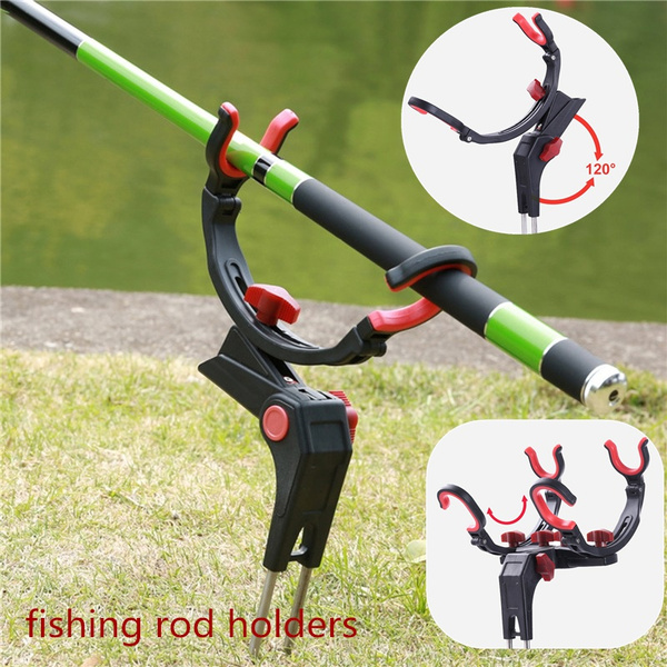 360 Degree Fishing Pole Holder Adjustable Foldable Bracket Sea