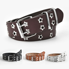 Leather belt, Star, Fashion Accessory, Metal