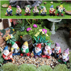 figurineminiature, dwarf, gnomegarden, bonsaidecoration