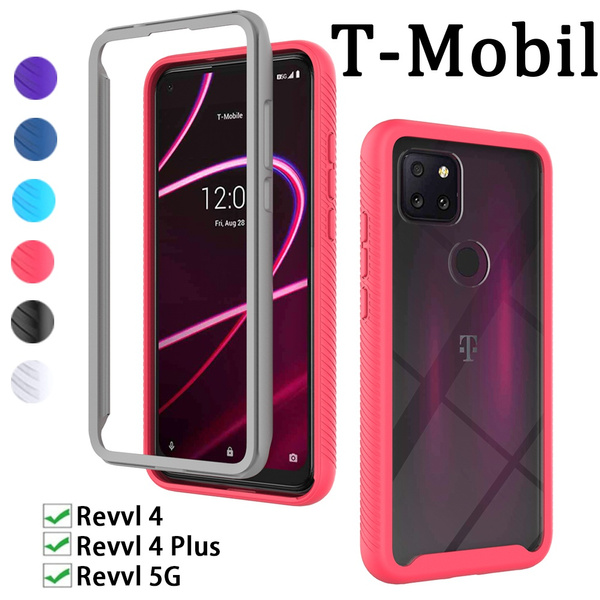 TCL T Mobile Revvl 4 5G Plus Case Heavy Duty Protective Shockproof Bumper Hybrid Back Clear TPU Cover Phone Case Revvl 4 Plus 5G