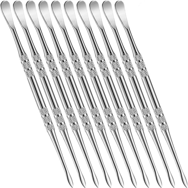 10pcs Stainless Steel Dabber Tool Wax 120mm Dab Tool Smoking Accessories