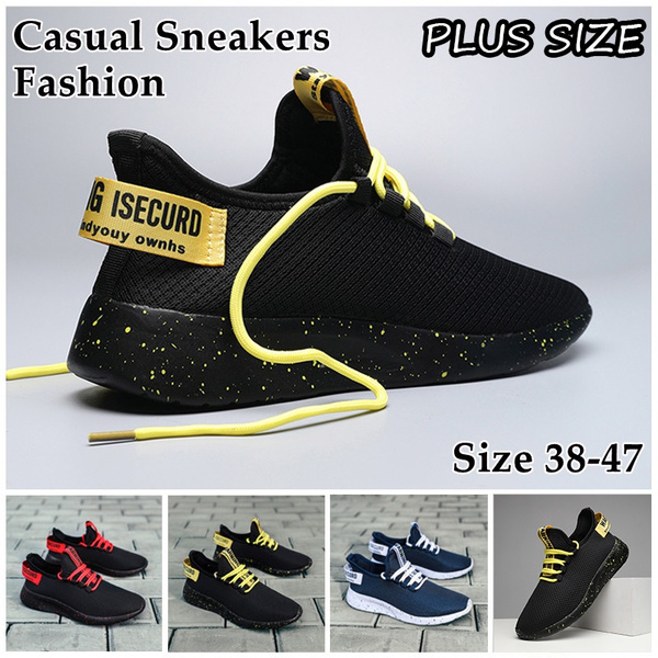 Mode Heren Mesh Sneakers Ademende Comfortabele Loopschoenen Trending  Lichtgewicht Sportschoenen Plus Size Tennisschoenen | Wish