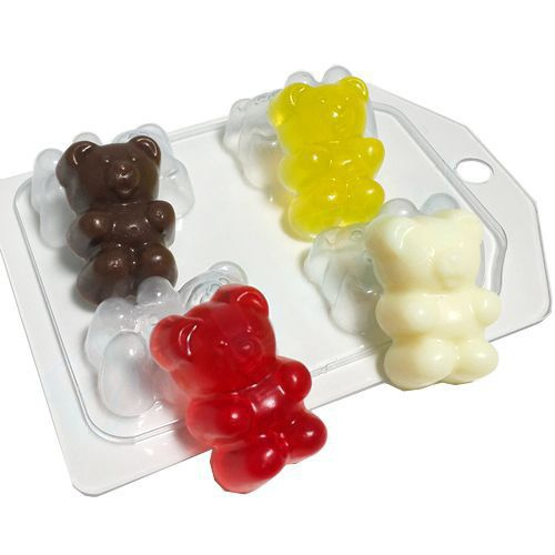Large Gummy Bear Molds Candy Molds,Mini Bear Chocolate Molds