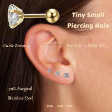 Steel, helixpiercingjewellery, Jewelry, Stud Earring