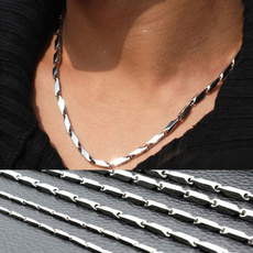 Steel, Chain Necklace, punk necklace, Jewelry