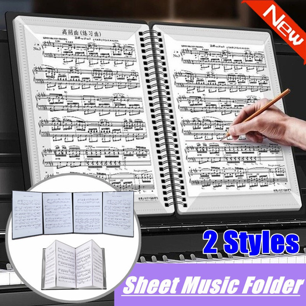 2021 Newest A4 Standard Size Paper Sheet Music Piano Score Bag Stave