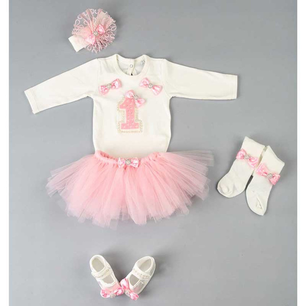 Baby Girl Newborn Suit With Tulle Skirt Clothing Babies Girl 1