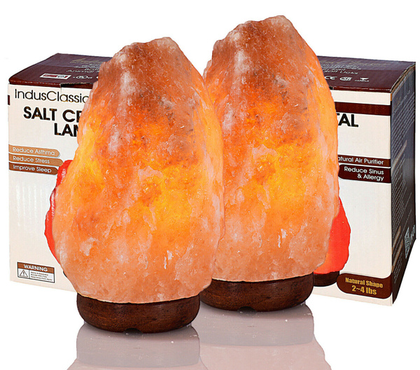 IndusClassic Natural Himalayan Crystal Salt Lamp Air Purifier 24 lbs