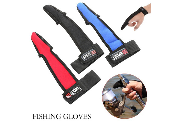 Protector Single Finger For Fishing Bare Fingertips Fishermen Non-Slip Glove 