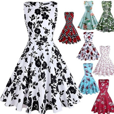 Summer, Plus Size, Floral print, Pins