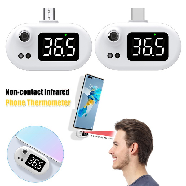 Mini USB Thermometer Mobile Phone Digital Thermometer With LED Display ...