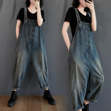 Fashion, denimbiboverall, jumpsuitoverall, Women jeans