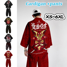Loose, Chinese, japanesetraditional, pants