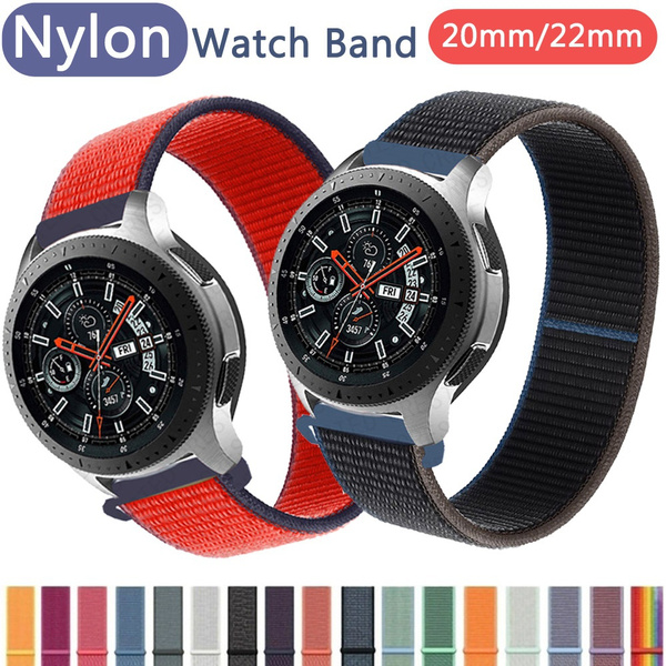 Strap band For Samsung Gear S3 S4 S2 Frontier classic Galaxy Watch 3  45mm/46mm/42mm/active 2 44mm/40mm Nylon 20mm 22mm watchband Sport Bracelet  for Huawei watch GT 2 2e pro amazfit | Wish