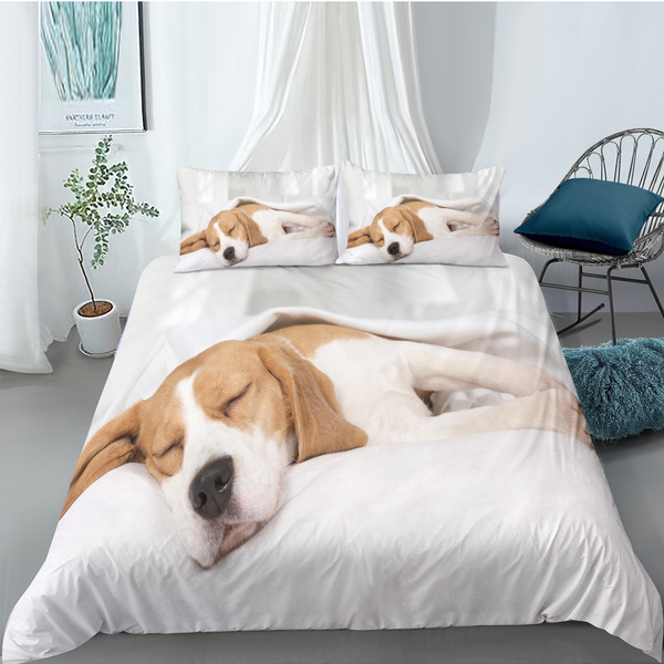 show original title Details about   3D Scribble Dog zhuc 1302 Bed Pillowcases Quilt Duvet Cover Set 