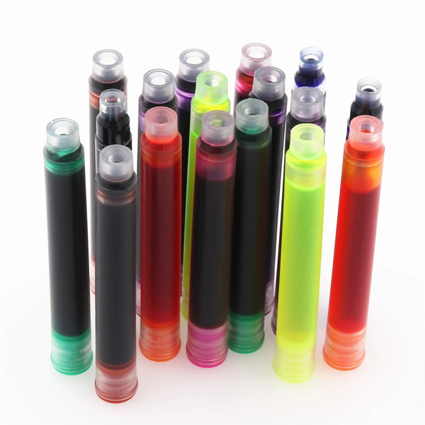 60psc Colors Refill Cartridge Ink Supplies Fountain Pen Student