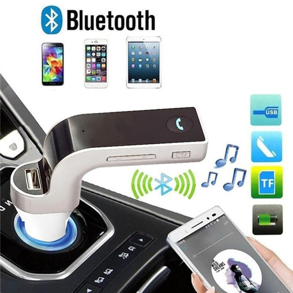 G7 Hands-free Bluetooth Car Kit FM Transmitter USB Charger Adapter MP3 Player 