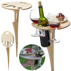 collapsible, Picnic, outdoorwinetable, Glass