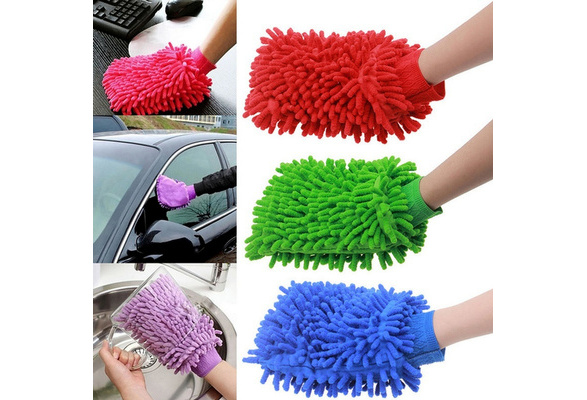 Car Wash Towels Microfiber Car Cleaning Towel Glove Soft Drying