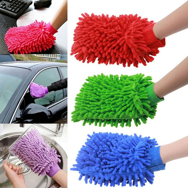 Car Wash Towels Microfiber Car Cleaning Towel Glove Soft Drying Cloth