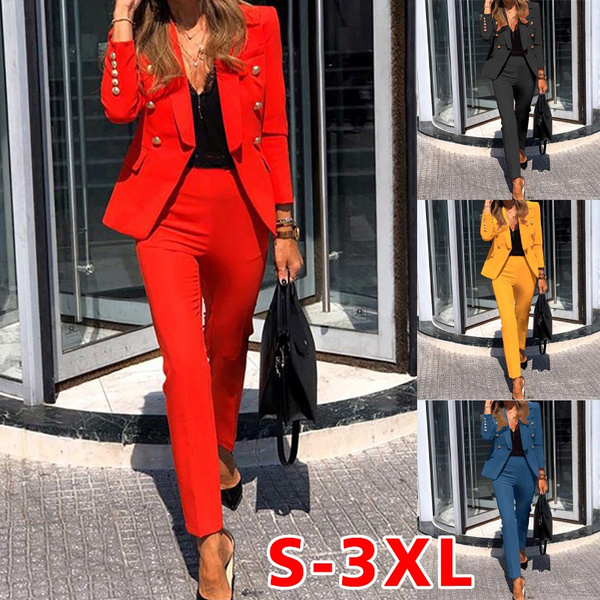 Fashion: Fab Red Suit  Suits for women, Red suit, Work fashion