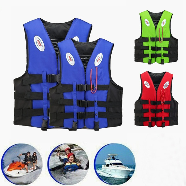 Adult /Kids Float Life Jacket Aid Vest Kayak Fishing Sail Boat Watersport Jacket 