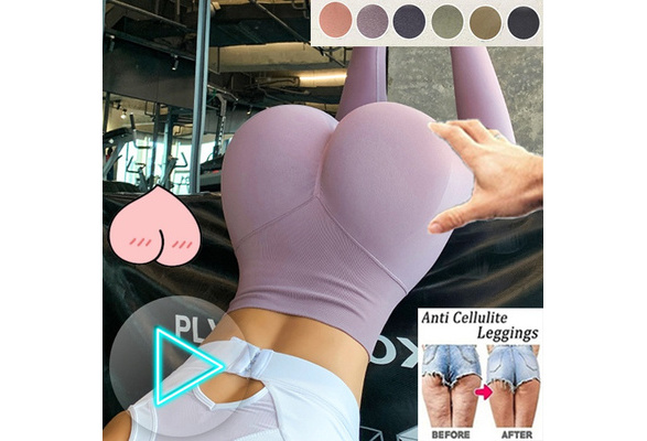 NEW HOT 8 Colors Women High Waisted Yoga Pants Butt Lifting Seamless Sport  Leggings Super Stretchy Running Pants Women Tummy Control Leggings Elastic  Trousers Gym Girl Tights