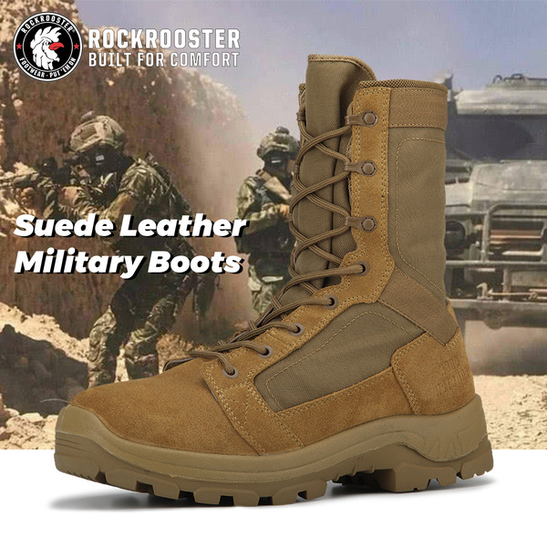 ROCKROOSTER 8 inch Tactical and Law Enforcement Boots AB5010 AR670-1 ...