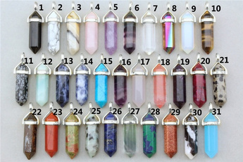 crystal pendant, quartz, healingcrystal, amethystpendant