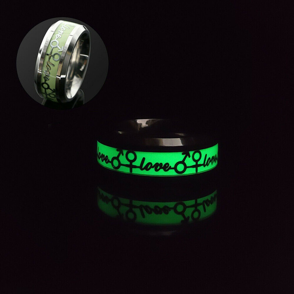 stainless steel luminous cock ring glans