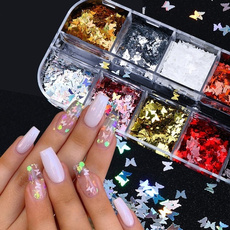 butterfly, nail decoration, Holographic, Beauty tools