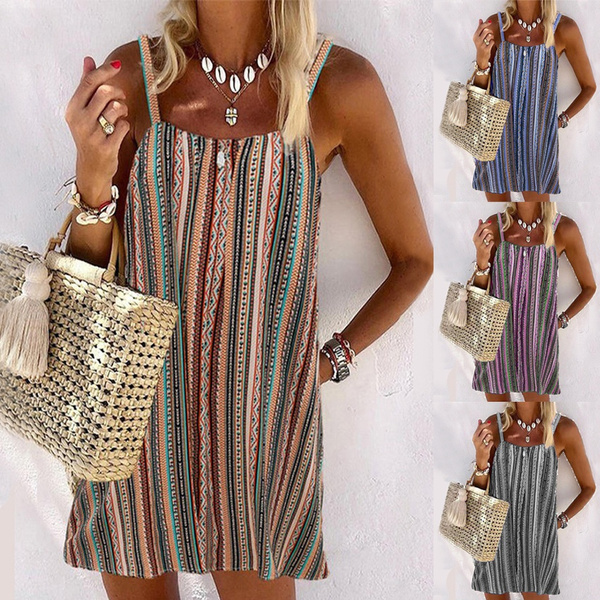 Summer, Plus Size, Mini, Dress