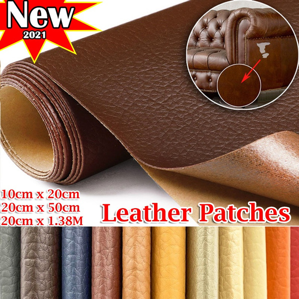 10 Colors Leather Repair Patch Self-Adhesive Couch Patch Leather for Sofas  Car Seats Handbags (10cm X 20cm/20cm X 50cm/20cm X 1.38M )