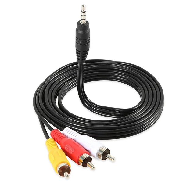 Stereo Jack Adapter Cord, Mini Jack Cable Video, Av Cable Mini Jack