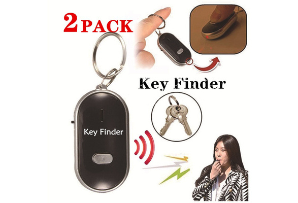 schrobben schrijven Geboorteplaats 1/2 Pack Nieuwe LED Key Finder Locator Sleutelhanger Zoek verloren sleutels  Whistle Sound Control | Wish
